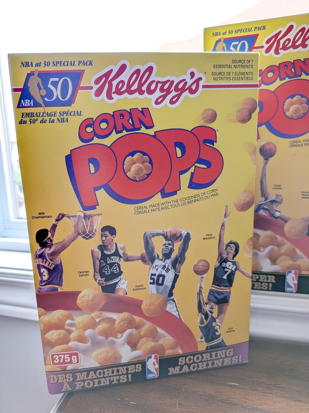 1996 🏀 NBA 50th Anniversary Kellogg’s Corn Pops - Complete Set of 4 Boxes 🥣